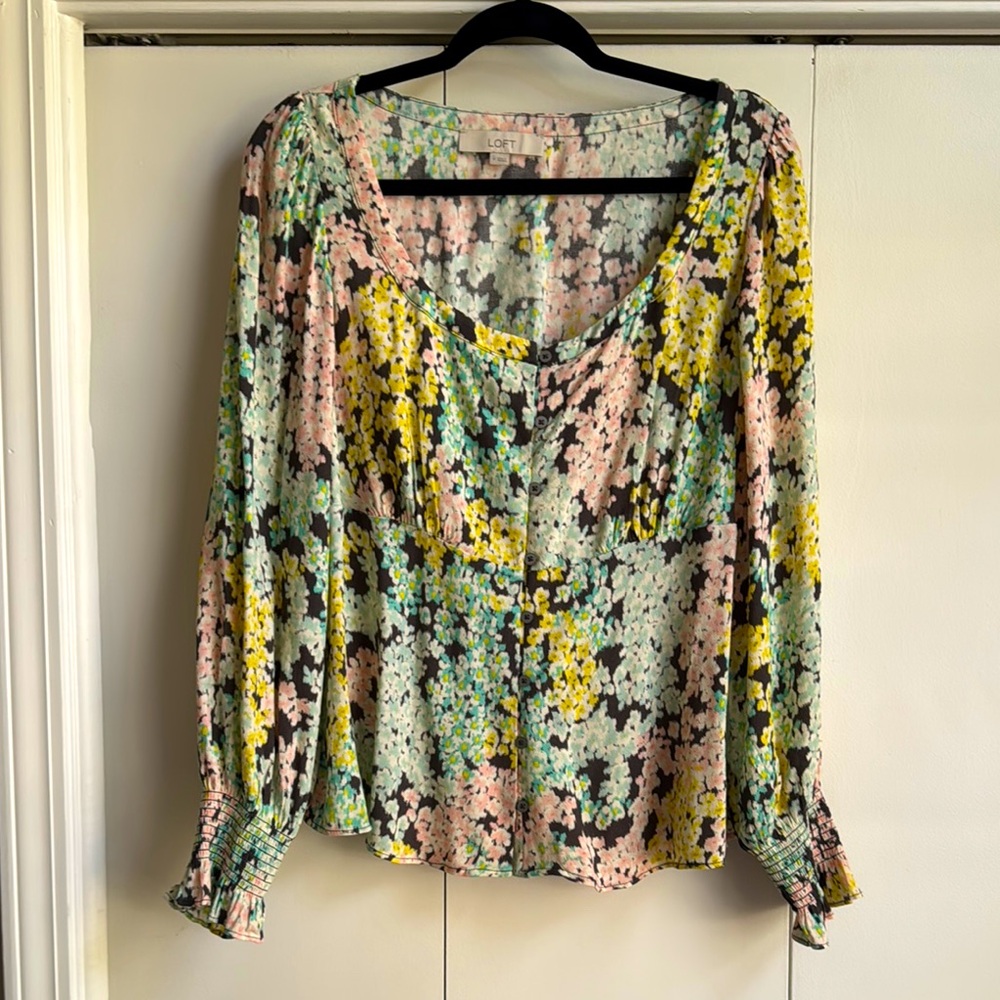 LOFT Floral Women's Top - Multicolor